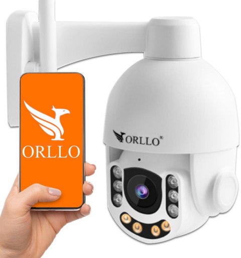 Kamera Zewnętrzna Obrotowa GSM na Kartę SIM Orllo Z7 + Panel fotowoltaiczny SM6030