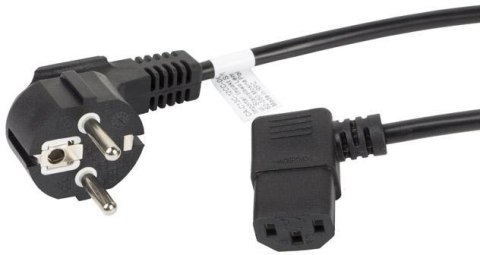 KABEL ZASILAJĄCY KĄTOWY IEC 320 C13 1.8M Lanberg KABEL ZASILAJĄCY KĄTOWY IEC 320 C13 1.8M Lanberg