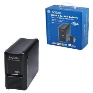 Obudowa USB3.0 2xHDD 3.5" RAID, SATA 3 LogiLink Obudowa USB3.0 2xHDD 3.5" RAID, SATA 3 LogiLink