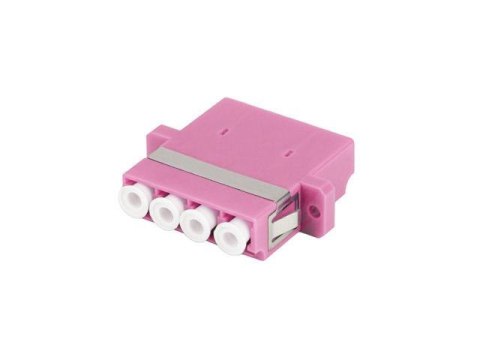 Adapter światłowodowy Lanberg MM LC/UPC QUAD OM4 Adapter światłowodowy Lanberg MM LC/UPC QUAD OM4