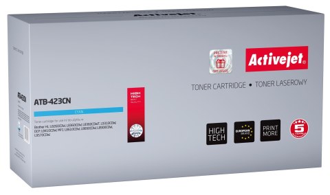 Toner Activejet ATB-423CN (zamiennik Brother TN-423C; Supreme; 4000 stron; niebieski) Toner Activejet ATB-423CN (zamiennik Brother TN-423C; Supreme; 4000 stron; niebieski)