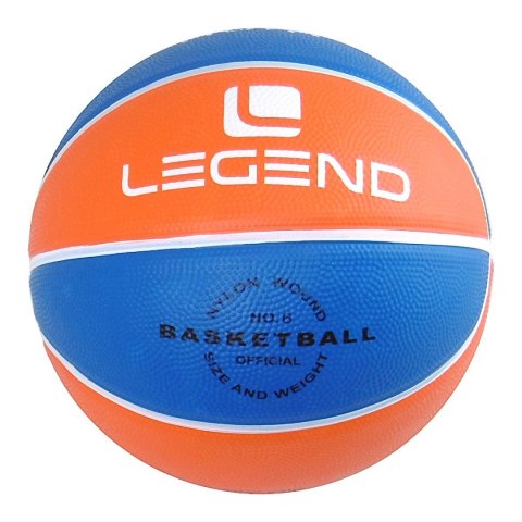 Piłka do kosza BB600 rozmiar 6 niebiesko-pomarańczowa Legend Piłka do kosza BB600 rozmiar 6 niebiesko-pomarańczowa Legend