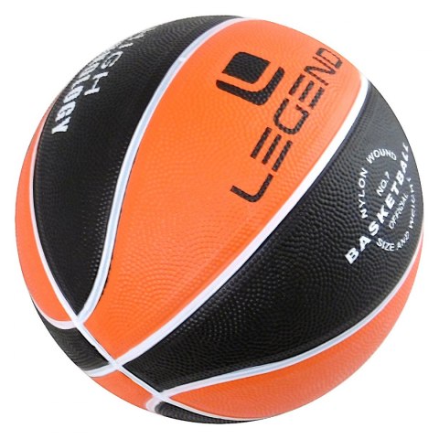 Piłka do koszykówki BB700 rozmiar 7 czarno-pomarańczowa Legend Piłka do koszykówki BB700 rozmiar 7 czarno-pomarańczowa Legend