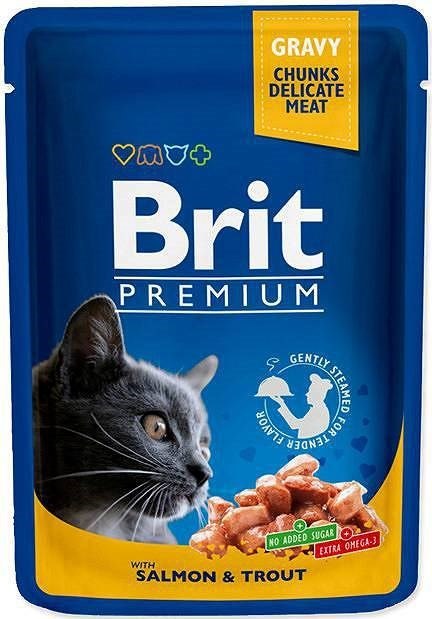 Brit Cat Pouches 1200g Family Plate (12x100g) Brit Cat Pouches 1200g Family Plate (12x100g)