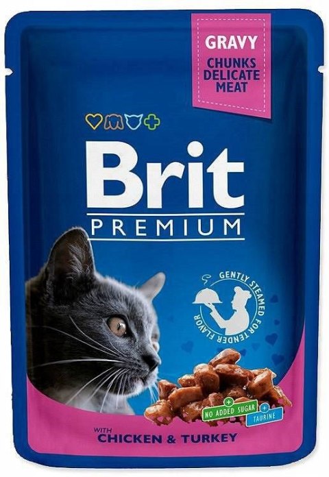 Brit Cat Pouches 1200g Family Plate (12x100g) Brit Cat Pouches 1200g Family Plate (12x100g)