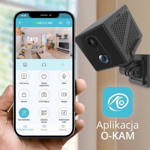 Kamera IP Orllo Mini Kamera Bezprzewodowa GSM 4G LTE ORLLO W8 PRO SIM Kamera IP Orllo Mini Kamera Bezprzewodowa GSM 4G LTE ORLLO W8 PRO SIM