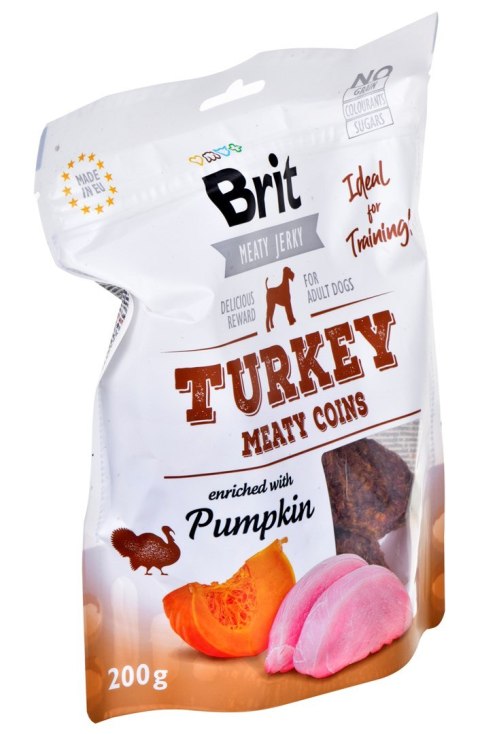 Brit Jerky Turkey Meaty Coins - Indyk - przysmak dla psa - 200g Brit Jerky Turkey Meaty Coins - Indyk - przysmak dla psa - 200g