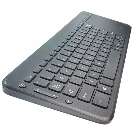 Klawiatura bezprzewodowa Microsoft All-in-One Media Keyboard z touchpadem USB czarna Klawiatura bezprzewodowa Microsoft All-in-One Media Keyboard z touchpadem USB czarna