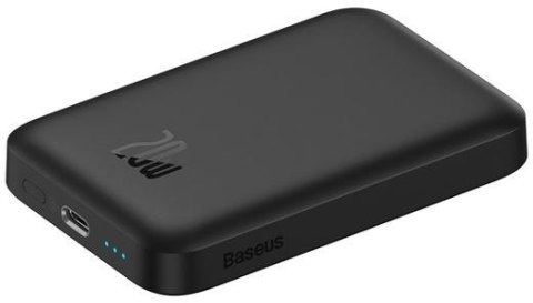 Baseus Magnetic Mini | Power Bank 6000mAh 20W z ładowaniem bezprzewodowym MagSafe BLACK Baseus Magnetic Mini | Power Bank 6000mAh 20W z ładowaniem bezprzewodowym MagSafe BLACK