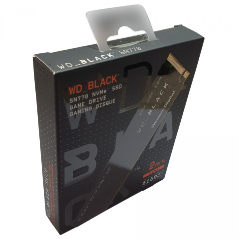 Dysk SSD WD Black SN770 2TB M.2 2280 PCIe NVMe (5150/4850 MB/s) WDS200T3X0E + ACRONIS TRUE IMAGE Dysk SSD WD Black SN770 2TB M.2 2280 PCIe NVMe (5150/4850 MB/s) WDS200T3X0E + ACRONIS TRUE IMAGE