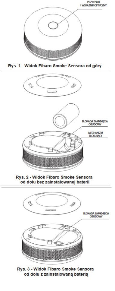 FIBARO Smoke Sensor 2 | FGSD-002 ZW5 | Czujnik dymu FIBARO Smoke Sensor 2 | FGSD-002 ZW5 | Czujnik dymu