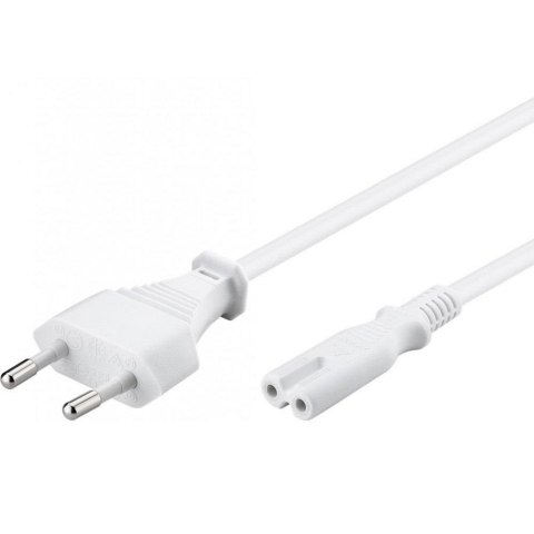 Kabel zasilający Manhattan ósemka 1,8m biały Kabel zasilający Manhattan ósemka 1,8m biały