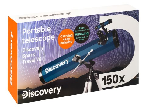 (PL) Teleskop Discovery Spark Travel 76 z książką
