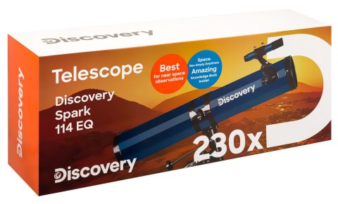 (RU) Teleskop Discovery Spark 114 EQ z książką