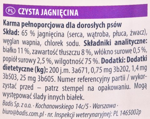 ANIMONDA GranCarno Single Protein: jagnięcina - mokra karma dla psa - 400g ANIMONDA GranCarno Single Protein: jagnięcina - mokra karma dla psa - 400g