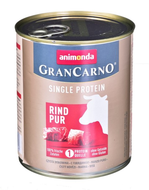 ANIMONDA GranCarno Single Protein: wołowina - mokra karma dla psa - 800g ANIMONDA GranCarno Single Protein: wołowina - mokra karma dla psa - 800g