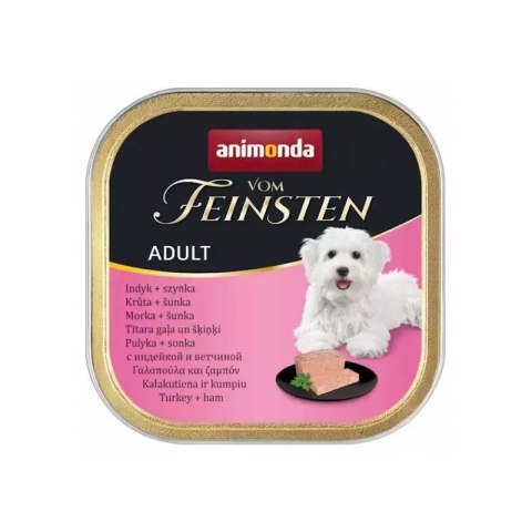 ANIMONDAVom Feinsten indyk z szynką - mokra karma dla psa - 150g ANIMONDAVom Feinsten indyk z szynką - mokra karma dla psa - 150g