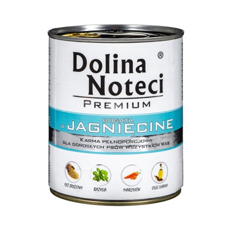 DOLINA NOTECI Premium bogata w jagnięcinę - mokra karma dla psa - 800g DOLINA NOTECI Premium bogata w jagnięcinę - mokra karma dla psa - 800g