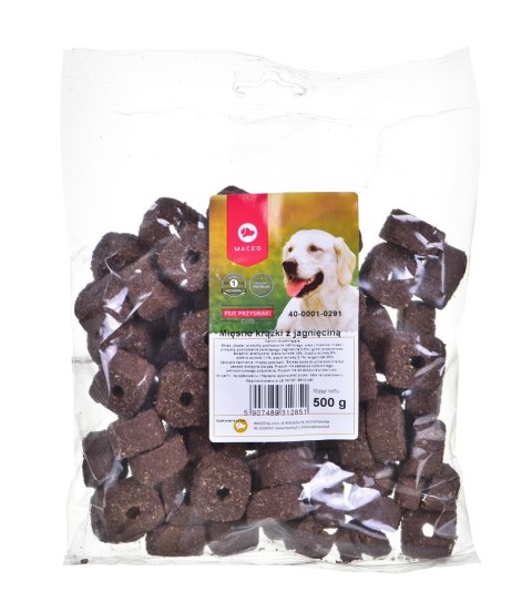 MACED Ciastka dla psa - mięsne krążki z jagnięciną 500g MACED Ciastka dla psa - mięsne krążki z jagnięciną 500g