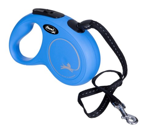 Smycz NEW CLASSIC S linka -5m -do 12kg niebieski Smycz NEW CLASSIC S linka -5m -do 12kg niebieski