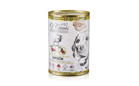 O'Canis konserwa dla psa, Jeleń z kaszą gryczaną 400g O'Canis konserwa dla psa, Jeleń z kaszą gryczaną 400g