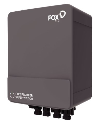 PRZECIWPOŻAROWY WYŁACZNIK BEZPIECZEŃSTWA FoxESS S-BOX, 2 STRINGI PRZECIWPOŻAROWY WYŁACZNIK BEZPIECZEŃSTWA FoxESS S-BOX, 2 STRINGI