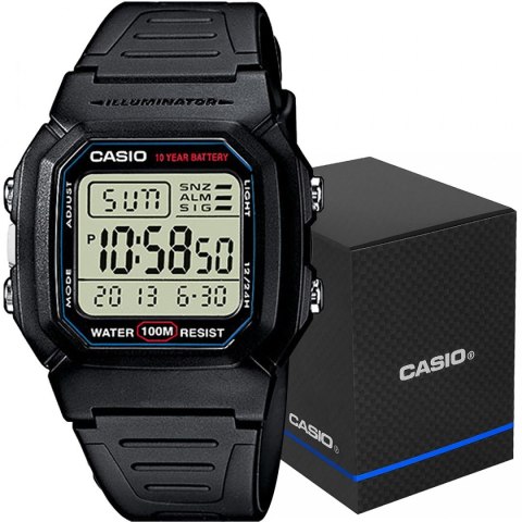 Zegarek Męski CASIO W-800H-1AVES Zegarek Męski CASIO W-800H-1AVES