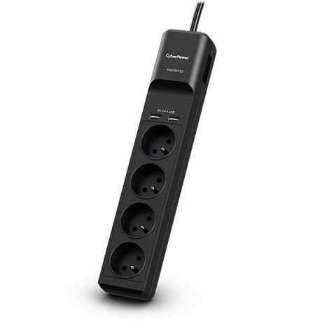 Listwa przeciwprzepięciowa CyberPower P0420SUD0-FR Listwa przeciwprzepięciowa CyberPower P0420SUD0-FR