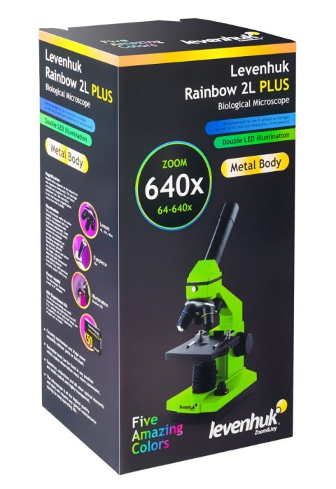 (EN) Mikroskop Levenhuk Rainbow 2L PLUS Orange\Pomarańcza
