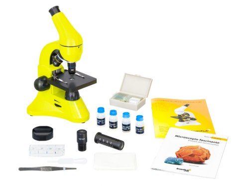 (ES) Mikroskop Levenhuk Rainbow 50L Lime\Limonka