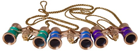 Lornetka teatralna Levenhuk Broadway 325C Lime/Limonka z łańcuszkiem