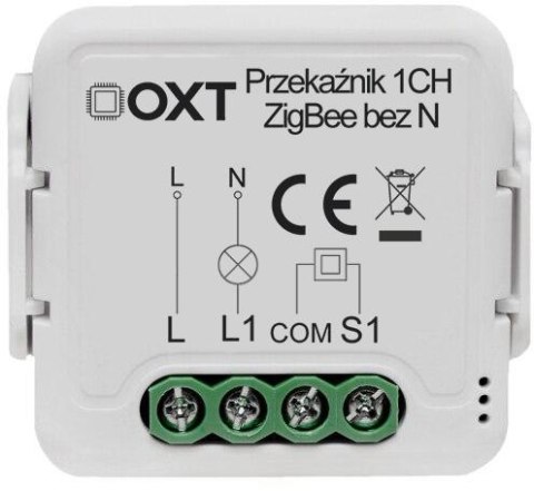 Moduł OXT mini 1 obwód ZigBee bez N Tuya Moduł OXT mini 1 obwód ZigBee bez N Tuya