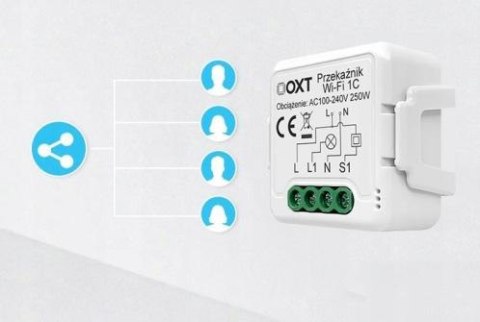 Moduł OXT mini 1 obwód ZigBee bez N Tuya Moduł OXT mini 1 obwód ZigBee bez N Tuya