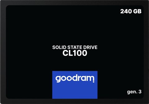 DYSK SSD GOODRAM CL100 G3 240GB SATA3 DYSK SSD GOODRAM CL100 G3 240GB SATA3