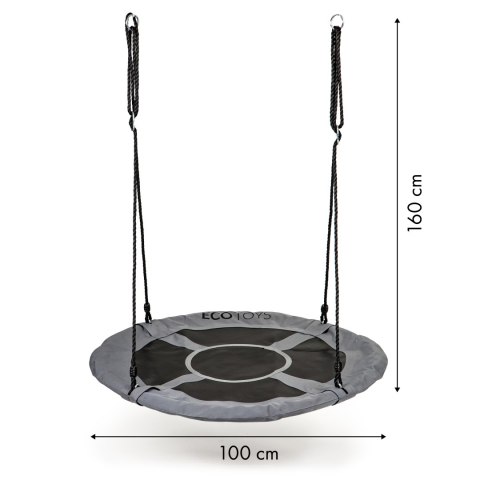 Huśtawka ogrodowa bocianie gniazdo 100cm ECOTOYS Huśtawka ogrodowa bocianie gniazdo 100cm ECOTOYS