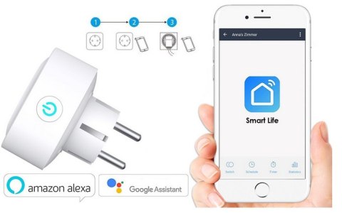 GNIAZDKO STEROWANE WiFi ANDROID iOS TUYA 2x USB SP112 2pack GNIAZDKO STEROWANE WiFi ANDROID iOS TUYA 2x USB SP112 2pack