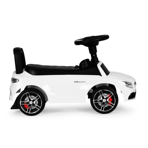 Jeździk auto chodzik odpychacz autko Mercedes biały z dźwiękami Jeździk auto chodzik odpychacz autko Mercedes biały z dźwiękami