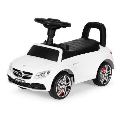 Jeździk auto chodzik odpychacz autko Mercedes biały z dźwiękami Jeździk auto chodzik odpychacz autko Mercedes biały z dźwiękami