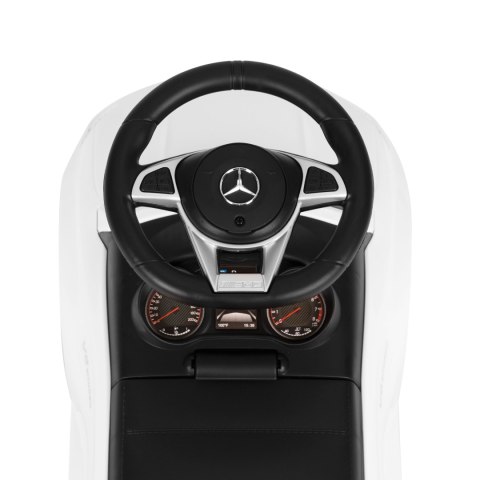 Jeździk auto chodzik odpychacz autko Mercedes biały z dźwiękami Jeździk auto chodzik odpychacz autko Mercedes biały z dźwiękami