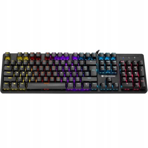 KLAWIATURA MECHANICZNA GAMINGOWA GAMEZONE HITT RGB TRACER KLAWIATURA MECHANICZNA GAMINGOWA GAMEZONE HITT RGB TRACER