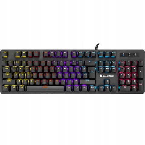 KLAWIATURA MECHANICZNA GAMINGOWA GAMEZONE HITT RGB TRACER KLAWIATURA MECHANICZNA GAMINGOWA GAMEZONE HITT RGB TRACER