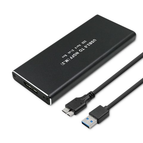 Obudowa/kieszeń Qoltec do dysków SSD M.2 SATA | NGFF | USB 3.0 Obudowa/kieszeń Qoltec do dysków SSD M.2 SATA | NGFF | USB 3.0