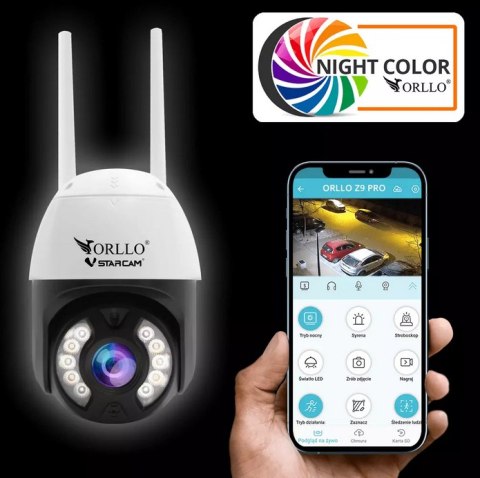 Kamera IP Orllo zewnętrzna obrotowa zoom x10 Z9 PRO Kamera IP Orllo zewnętrzna obrotowa zoom x10 Z9 PRO