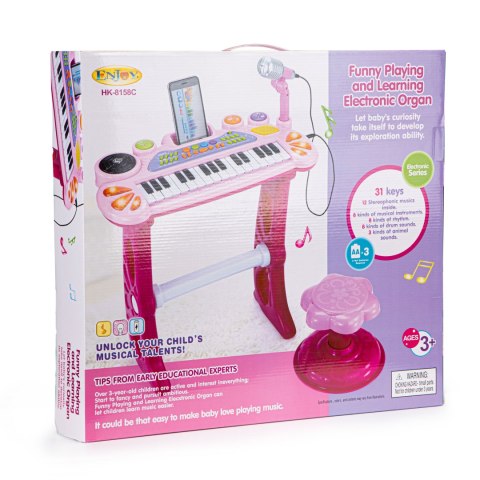 KEYBOARD ORGANKI PIANINKO Z MIKROFONEM MP3 KEYBOARD ORGANKI PIANINKO Z MIKROFONEM MP3