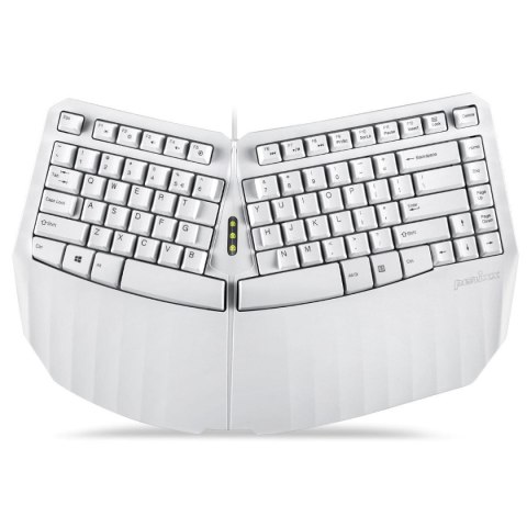 Klawiatura przewodowa Perixx PERIBOARD-413W Ergonomic Ergonomiczna biała Klawiatura przewodowa Perixx PERIBOARD-413W Ergonomic Ergonomiczna biała