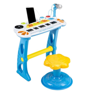 KEYBOARD ORGANKI PIANINKO Z MIKROFONEM MP3