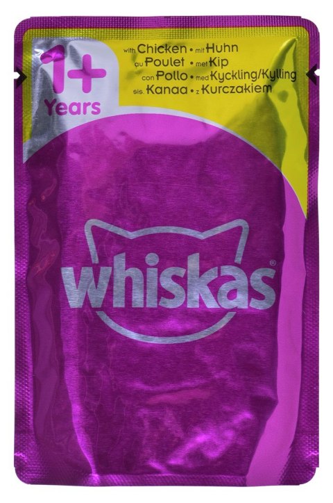 WHISKAS Potrawka Adult 40x85g Smaki Drobiowe WHISKAS Potrawka Adult 40x85g Smaki Drobiowe