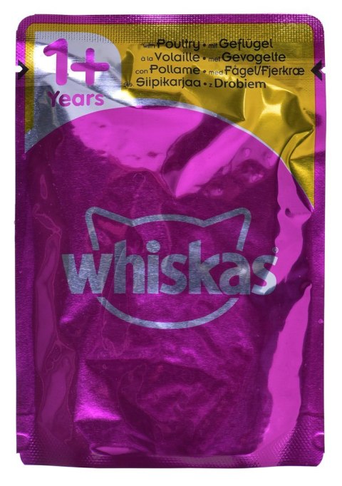 WHISKAS Potrawka Adult 40x85g Smaki Drobiowe WHISKAS Potrawka Adult 40x85g Smaki Drobiowe