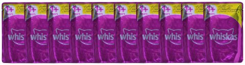 WHISKAS Potrawka Adult 40x85g Smaki Drobiowe WHISKAS Potrawka Adult 40x85g Smaki Drobiowe