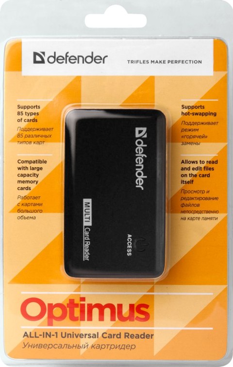 CZYTNIK DEFENDER OPTIMUS USB 2.0 ALL IN ONE CZYTNIK DEFENDER OPTIMUS USB 2.0 ALL IN ONE